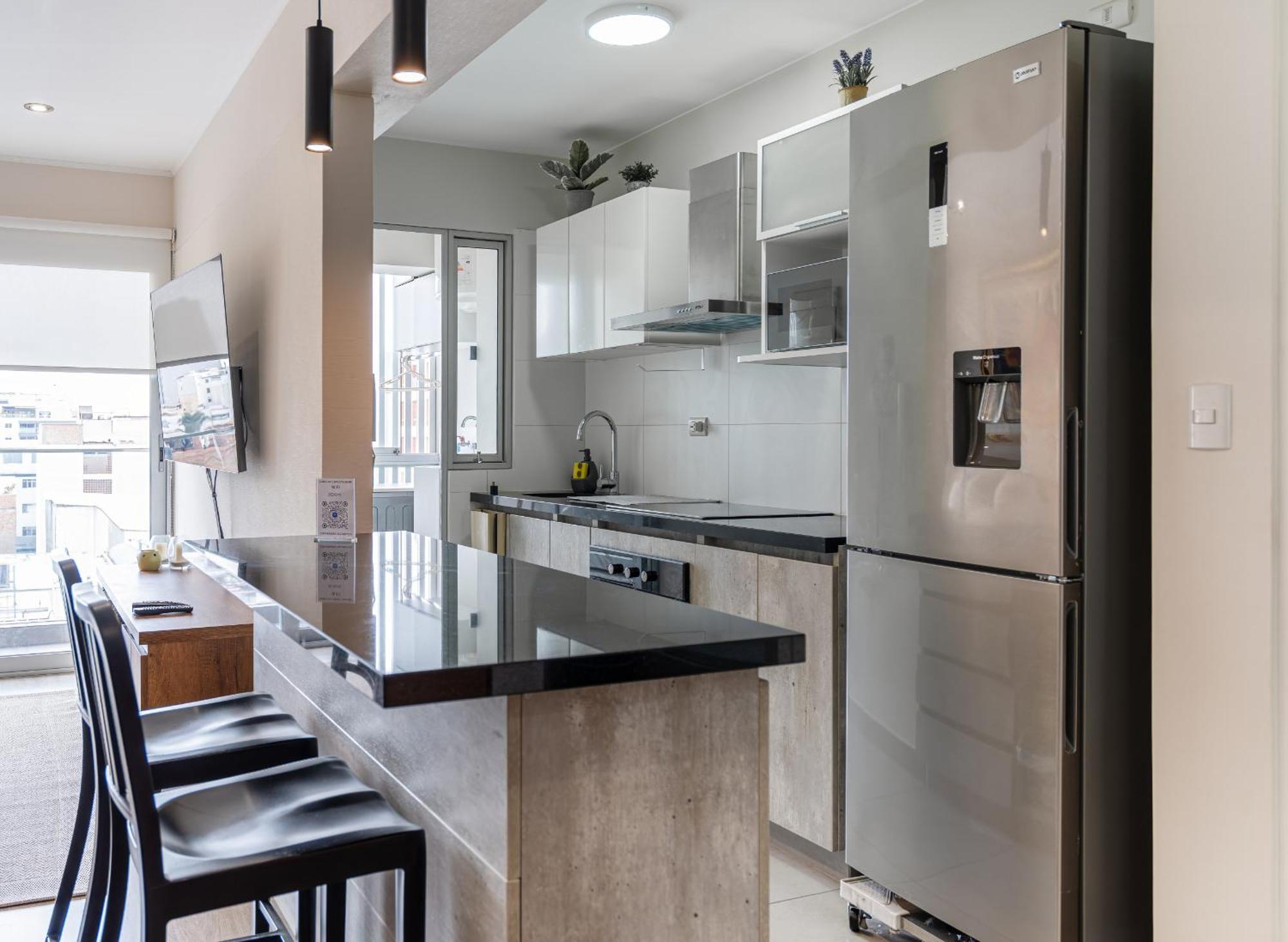 Modern 1Br Loft Close To The Seawalk Of Miraflores Lima Exteriör bild