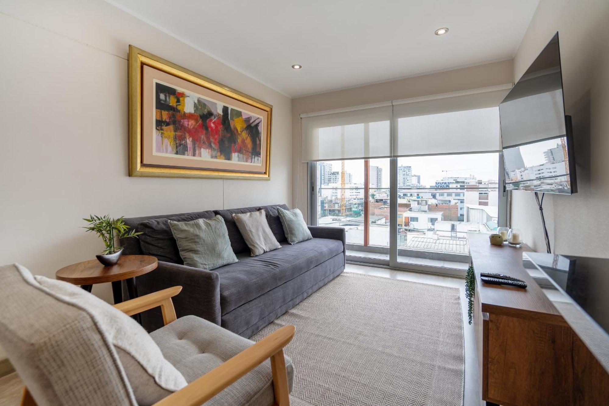 Modern 1Br Loft Close To The Seawalk Of Miraflores Lima Exteriör bild